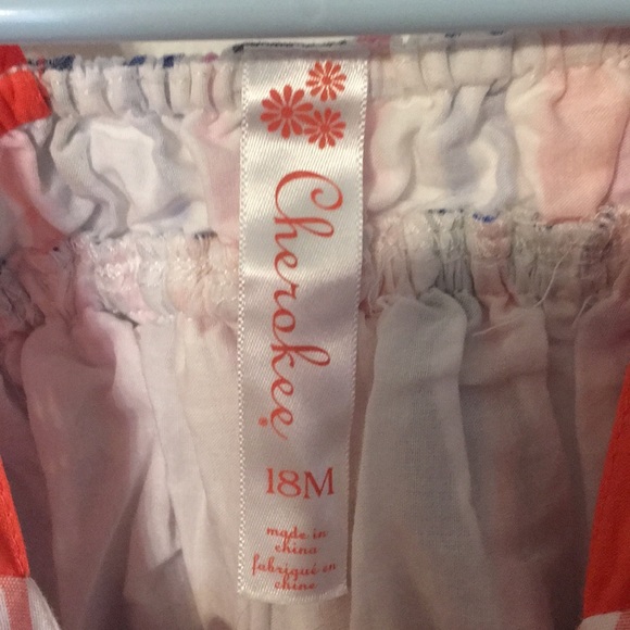 🌖 Cherokee 18 months striped sundress easter summer - Picture 3 of 4